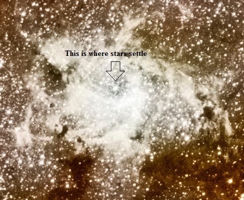 And the sun runs to a resting place for it